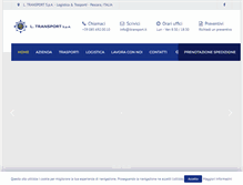 Tablet Screenshot of ltransport.it
